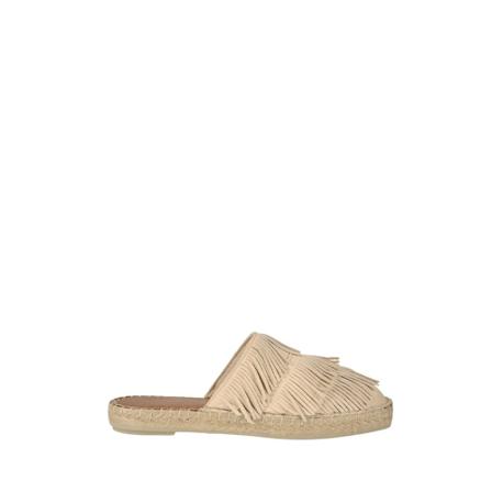 Dwrs, Vadella - Slippers Beige, Dames, Maat:40 EU,leer
