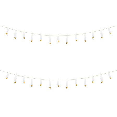 Girlang Pappersfjädrar