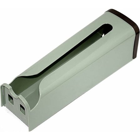 Veggmontert søppelsekkholder, matvareposebeholder, oppbevaringsboks for søppelsekker, selvklebende plastposeholder for kjøkken og bad