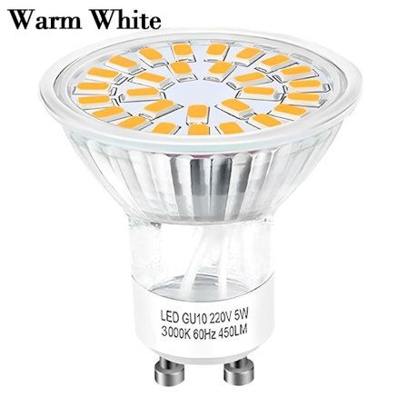 LED-lampor Halogenlampa VARMT VIT VARMT VIT