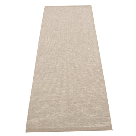 Pappelina Sam gulvtæppe 225x70 cm, dark linen/linen | KitchenOne