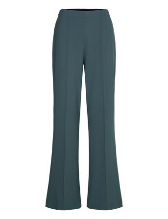Recycled Sportina Pirla Pants Fav Bottoms Trousers Flared Blue Mads Nørgaard