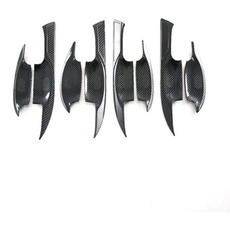 ABS-fiber exteriör dörrhandtag skåltäcke lister för NX260 NX 260 350H 2022 bilklistermärke exteriör tillbehör