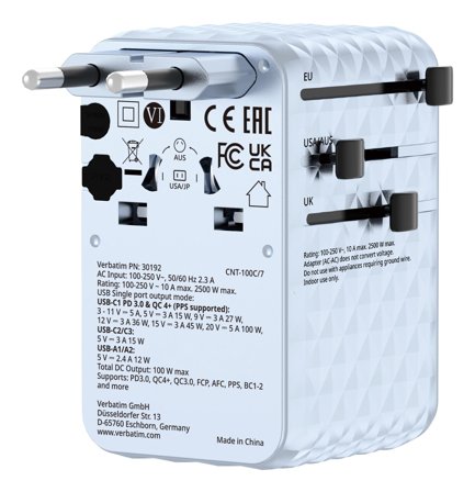Verbatim Charge ́n ́ Travel 100W