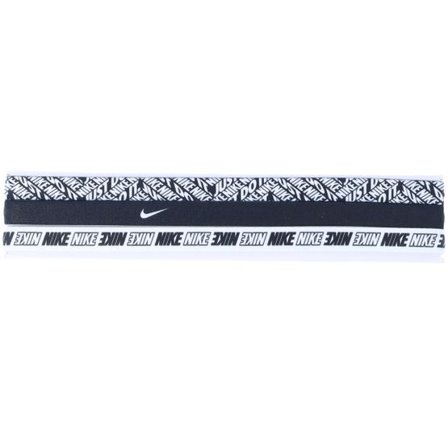 Nike - Vit headband Beanie - 3 Pack Print Black/White Headbands @ Hatstore