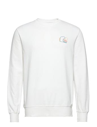 Regular Fit Crewneck With Print White Revolution