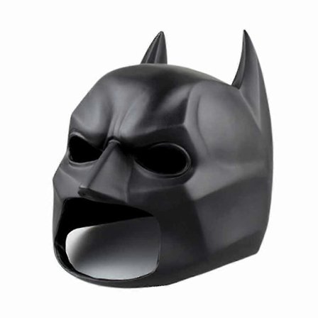 Batman Fuld Maske Med Hætte The Dark Knight Rises Latex Hjelm Voksen Cosplay Prop J