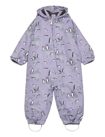Coverall - Aop Purple Color Kids