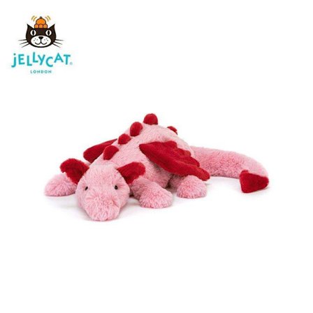 Jellycat Ystävänpäivä Pinkki Lohikäärme Iso Koko 50cm