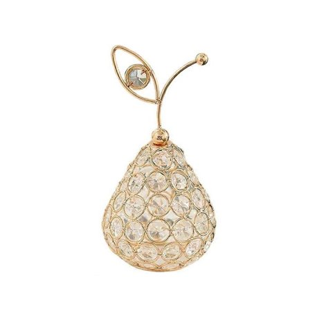 Kristallihedelmäkoristeet Bling Strassikivimuoto Miniatyyrity Snow Pear -askartelut Kodin sisustus Valokuvausrekvisiitta C[HK]