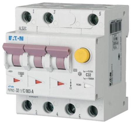 Eaton Jordfeilautomat PKPM3-16/3/C/003-A