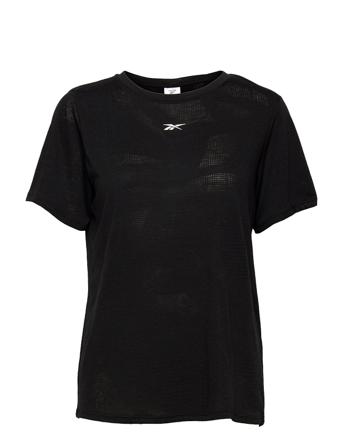 Ts Burnout Tee Black Reebok Performance