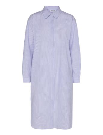 Haddis Ls Long Shirt Blue MOSS COPENHAGEN