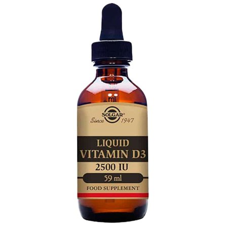 Solgar Solgar D3-vitamin flydende 59 ml, Helse & Madvarer, Vitaminer, D-vitamin