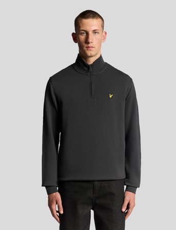 Lyle & Scott Loopback Quarter Zip Sweat - Grey - XL