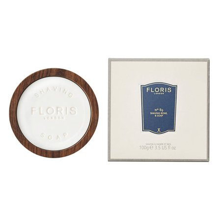 Floris of London No. 89 Barbersæbe i Træskå 100 g, Mænd, Barbering, Skum, Sprit & Gel