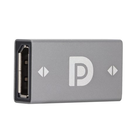 HD DisplayPort Hona till Hona Adapter Ljud Video Synk Converter