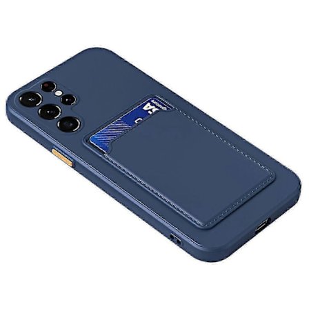 Kompatibel med Kompatibel med Samsung Kompatibel med Galaxy S25 Ultra Skal Mjukt Silikon Telefonskal Baksida Med Korthållare -