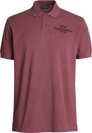 Peak Performance Men's Original Polo Men short-sleeved sweaters Pink S