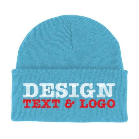 Beanie Basic - Svart Beanie - Barn-mössa - Designa mössor till barn - Custom Made @ Hatstore