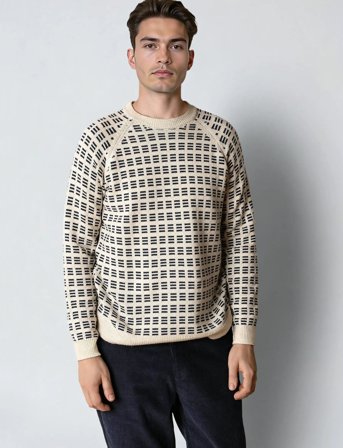 Clean Cut Copenhagen Quincy Knit - Cream - XL
