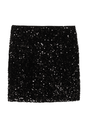 Carin Wester Kjol med paljetter VILMA Kjolar Svart XS