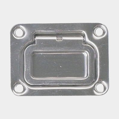 Durkring med fjäder 75x57mm djup 13mm RF stål