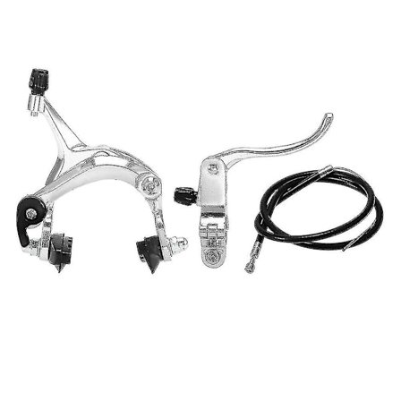 Bremsesett for foran/bak, Fixie-sykkel, landeveissykkel, cruiser, kalessebremsesett, sidetrekkbremsesett