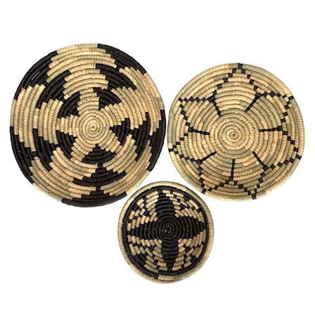 Meriheinäseinäkoristesetti – 3 osaa, 56x56x9 cm