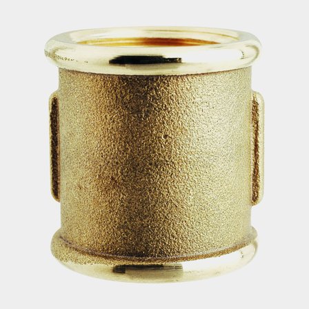 Pipe Coupling Maestrini Equal Socket, brass, 2 1/2" G (BSP)