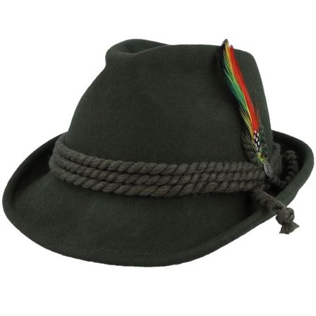 Jaxon & James - Grön trilby Hatt - Tyrolean Hat Green Trilby @ Hatstore