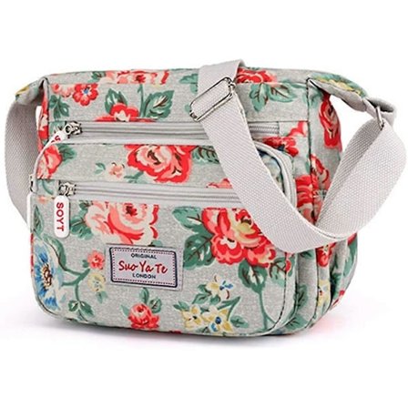 Dam Multi-Ficka Casual Crossbody Handväskor Vattentät Axelväska Nylonväskor