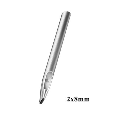 1 stk Læder hulmaskine Oval hulmaskine 2X8MM 2X8MM 2x8mm