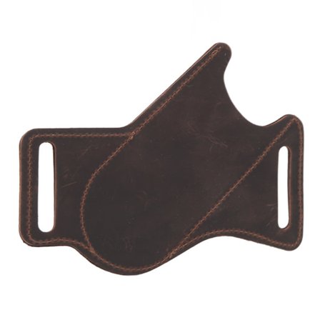 Nahkatasku taskuveitselle miehille Kohud EDC Veitsvyö Työkalupussi kevyelle avaimelle Ruskea