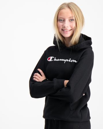 Champion Hooded Sweatshirt Schwarz Hoodies/Kapuzenpullover Mädchen - Kidsbrandstore