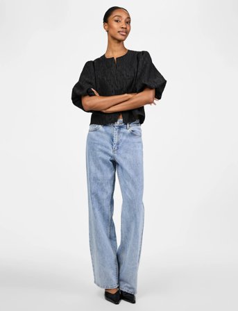 YAS Yasminu 2/4 Short Top S. Noos - Black - 44