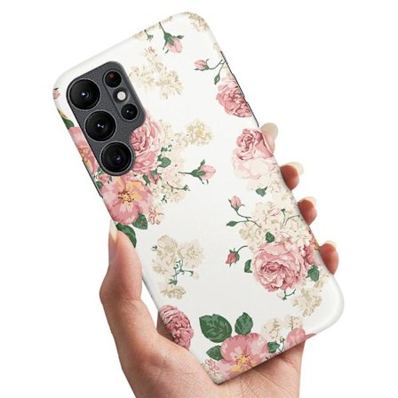 Samsung Galaxy S22 Ultra - Deksel/Mobildeksel Retro Blomster