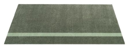 Tica Copenhagen Gulvmatte Stripe Grønn-LysGrønn 67x120