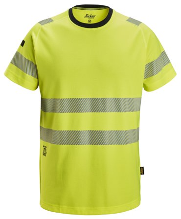 Snickers Workwear 2539 T-shirt varsel, gul XXL, Arbetskläder