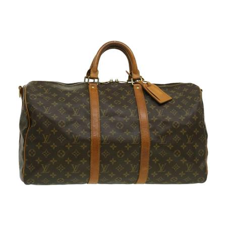 Louis Vuitton Vintage, Pre-owned Keepall 50 Bruin, unisex, Maat:ONE Size