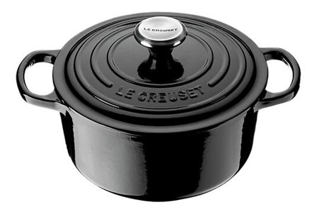 LE CREUSET Støpejernsgryte rund 24cm 4,2L Black