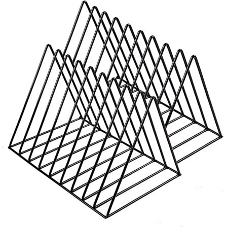 Vinyl Record Holder för Vinylförvaring, 2-pack - Vinyl Record Holder för Albumförvaring - Vertikalt Recordställ