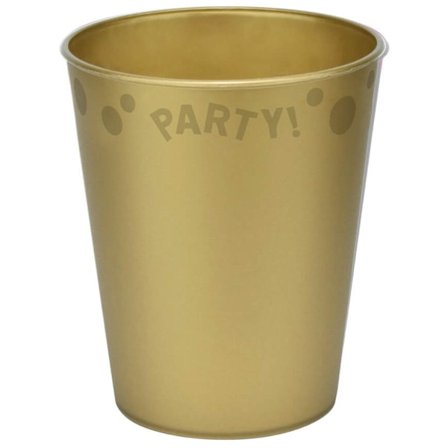 Party Gold Mikropremium Plastmugg 250 ml