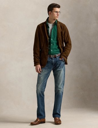 Polo Ralph Lauren Slim Fit Garment-Dyed Oxford Shirt - Green - XXL