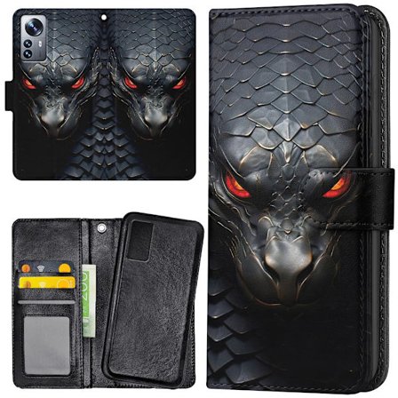 Xiaomi 12 - Plånboksfodral/Skal Snake