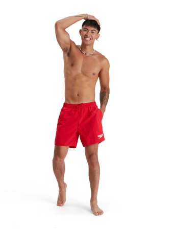 Speedo Essentials Swim Short 16" - Red - S