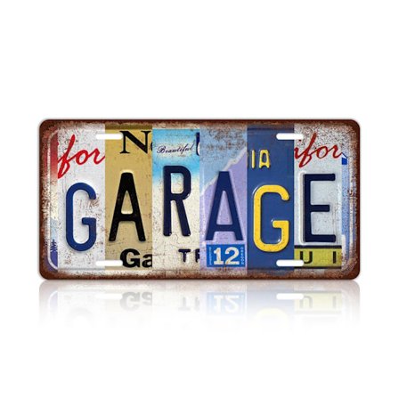 【JIA】Retro Metallskylt Väggkonst 30x15 cm, Vintage Man Cave Garage Bar eller Skjul Dekor, Nyhetsskylt Design.