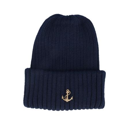 CTH Ericson - Blau cuff Mütze - Nelson Navy Anchor Cuff @ Hatstore
