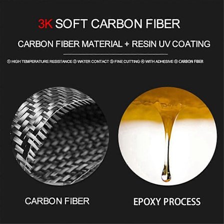 Hiilikuituinen konsolin CD-paneelin koriste C-luokan W204 2007-2010 mallille (tyyppi D)