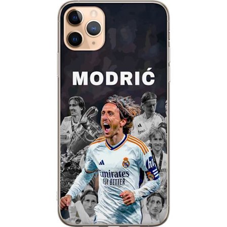 Kompatibel Mobilcover til Apple iPhone 11 Pro Max Luka Modrić AC Milan Kroatien fodbold midtbanespiller ikon legende teknisk smart præcis passer intel